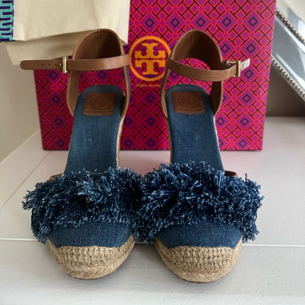 Tory Burch Shaw Espadrille Wedge